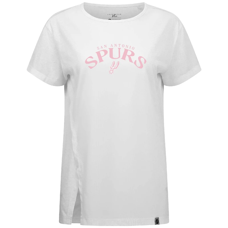 T-shirt blanc Levelwear pour femme, motif Influx Arch, fête des mères