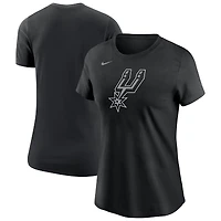 Women's Nike White San Antonio Spurs Wordmark Core T-Shirt