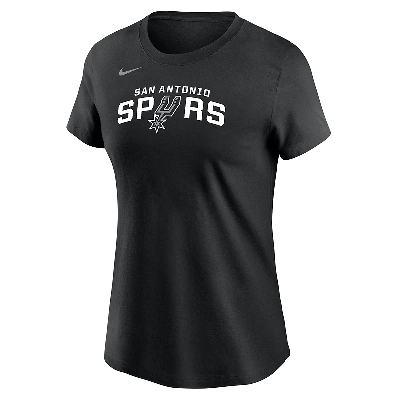 Women's Nike San Antonio Spurs Wordmark Core T-Shirt