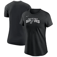 T-shirt Nike blanc pour femme avec logo des San Antonio Spurs