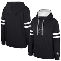 Sweat à capuche noir Stadium Essentials San Antonio Spurs Road Game pour femme