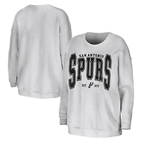 Sweat-shirt oversize gris San Antonio Spurs pour femme de la marque WEAR by Erin Andrews
