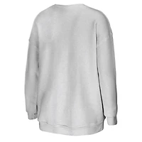 Sweat-shirt oversize gris San Antonio Spurs pour femme de la marque WEAR by Erin Andrews