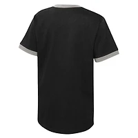 T-shirt noir San Antonio Spurs Hoop City Hometown Ringer pour jeune