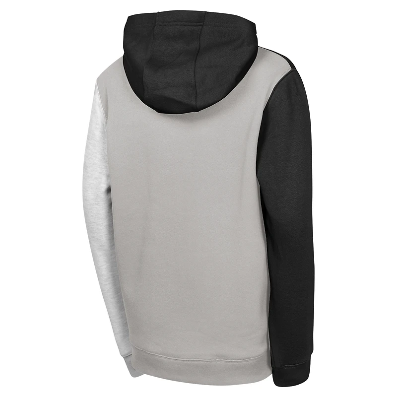 Youth  Black San Antonio Spurs Splash Pullover Hoodie