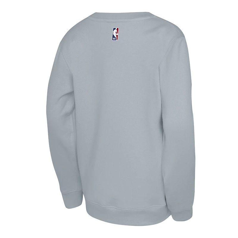 Sweat-shirt Jordan Brand argenté San Antonio Spurs Courtside Statement Edition pour jeunes