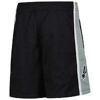 Short Swingman Mitchell & Ness noir pour jeunes San Antonio Spurs Hardwood Classics