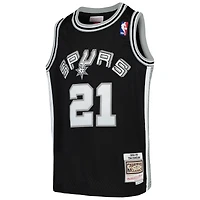 Youth Mitchell & Ness Tim Duncan Black San Antonio Spurs Swingman Throwback Jersey