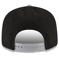 Youth New Era Black/Gray San Antonio Spurs 2026 NBA Finals Side Patch 9FIFTY Snapback Hat