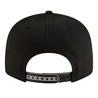 Youth New Era  White/Black San Antonio Spurs 2025 NBA Tip Off Split Panel 9FIFTY Snapback Hat