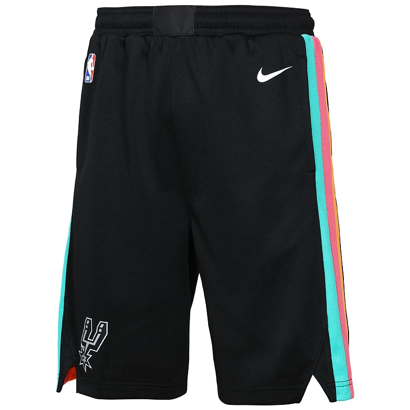 Short de performance Nike Swingman City Edition 2025/26 pour jeunes, noir