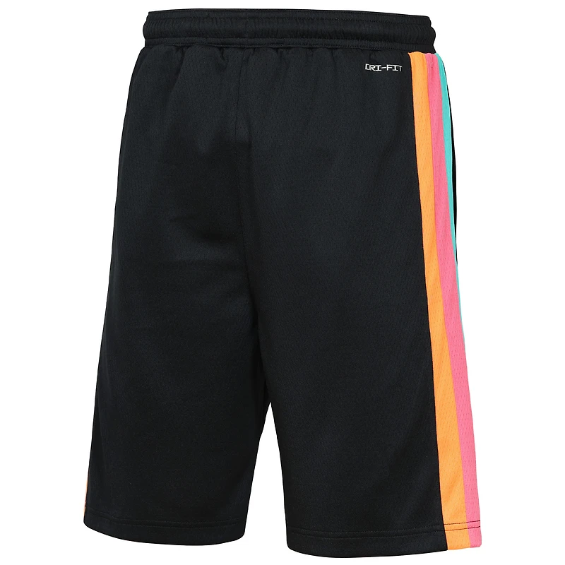 Short de performance Nike Swingman City Edition 2025/26 pour jeunes, noir