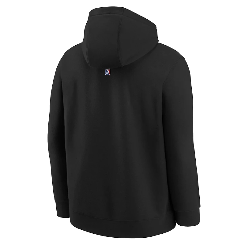 Youth Nike Black San Antonio Spurs 2025/26 Club Fleece Hoodie