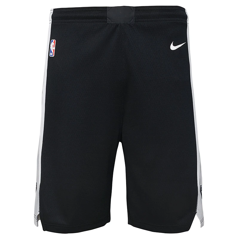 Short Nike noir San Antonio Spurs Swingman Performance pour jeune – Icon Edition