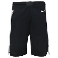 Short Nike noir San Antonio Spurs Swingman Performance pour jeune – Icon Edition