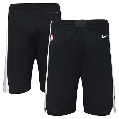Short Nike noir San Antonio Spurs Swingman Performance pour jeune – Icon Edition