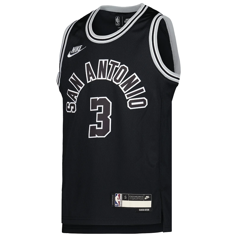 Maillot Swingman San Antonio Spurs 2022/23 Nike Keldon Johnson Noir - Édition Classique