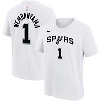 T-shirt Nike Victor Wembanyama pour jeunes San Antonio Spurs avec nom et numéro de l'association