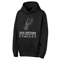 Sweat à capuche noir Outerstuff pour jeunes San Antonio Spurs Back To The Basics