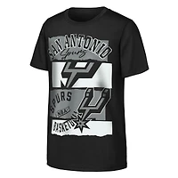 Youth Outerstuff Black San Antonio Spurs The Paint T-Shirt