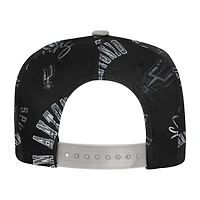 V110833 SPURS 000 NBA OST 25 Youth Street Hooper AOP Casquette à visière plate Snapback HATYTHSNP #17