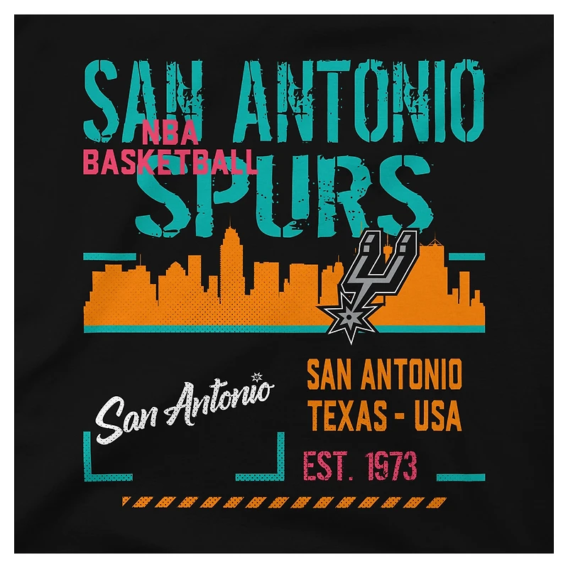 T-shirt noir Youth Stadium Essentials San Antonio Spurs Hideout