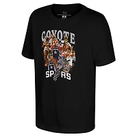 Youth Stadium Essentials  Black San Antonio Spurs Mascot Crossroads T-Shirt