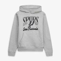 Youth Stadium Essentials  Heather Gray San Antonio Spurs Sky High Hoodie