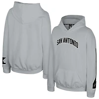 Youth Stadium Essentials  Silver San Antonio Spurs Legends City Star Hoodie