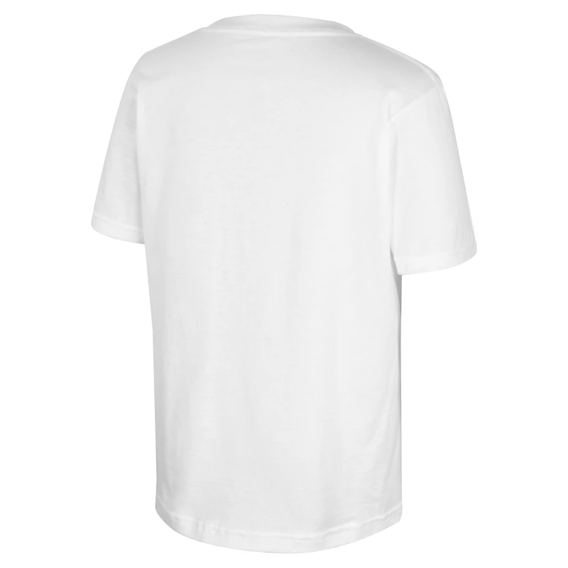 Youth Stadium Essentials White San Antonio Spurs Comic Book Cover T-Shirt