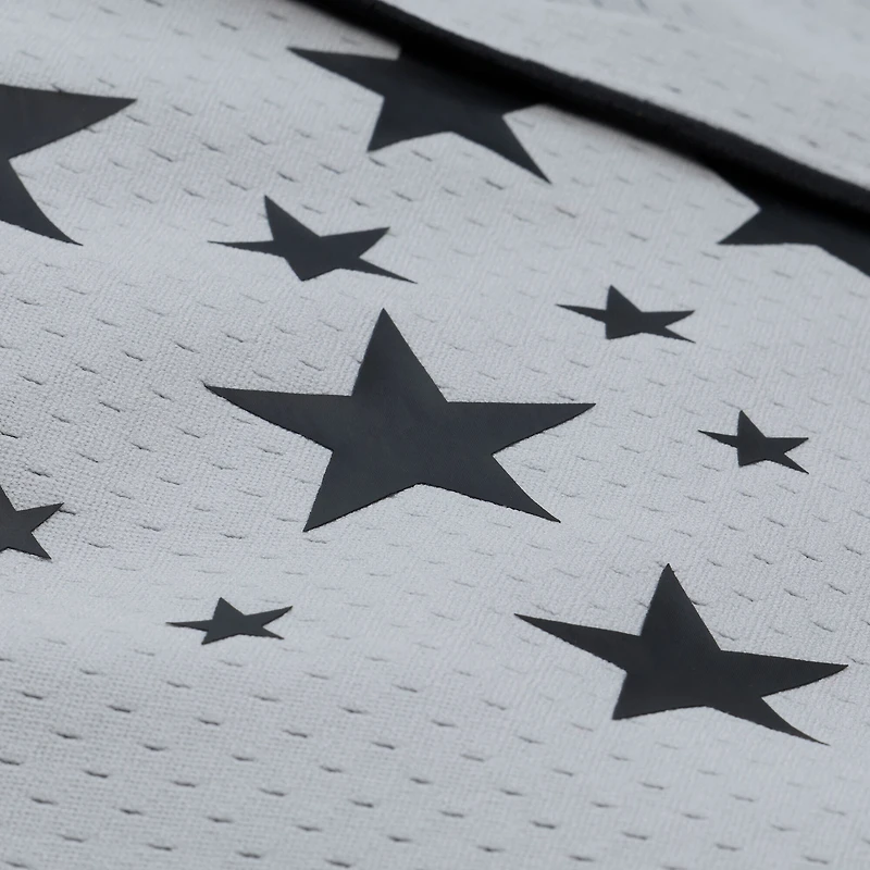 Men's Mitchell & Ness Silver San Antonio Stars 2007 Court Origins Swingman Shorts