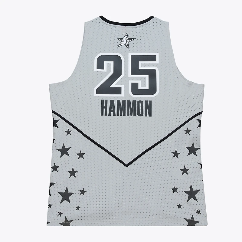 Unisex Mitchell & Ness Becky Hammon Silver San Antonio Stars Court Origins 2007 Swingman Jersey