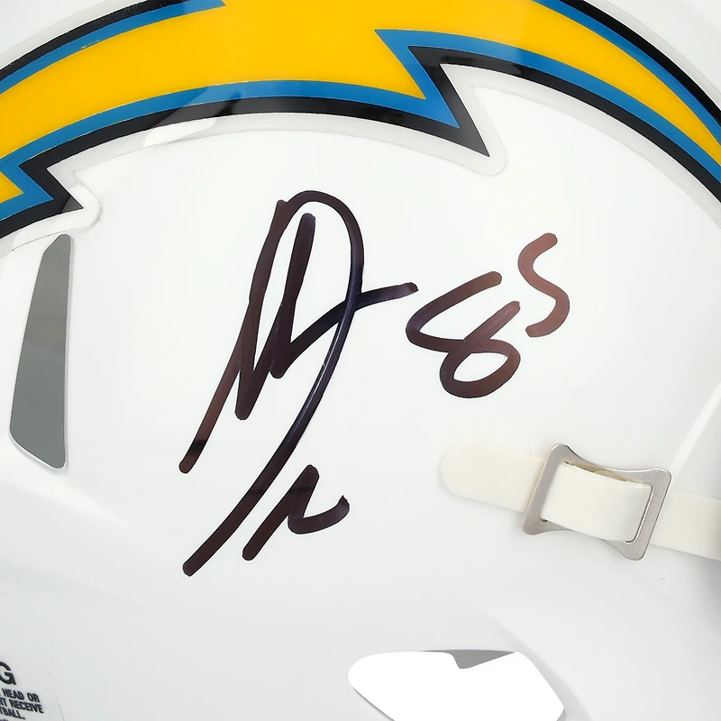 Antonio Gates San Diego Chargers Autographed Riddell 2007-18 Throwback Speed Mini Helmet