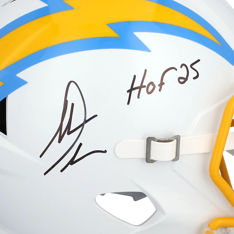 Antonio Gates San Diego Chargers Autographed Riddell Speed Replica Helmet with "HOF 25" Inscription 