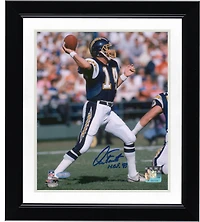 Dan Fouts San Diego Chargers Autographed 8" x 10" Throwing Photograph with "HOF 93" Inscription