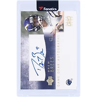 Drew Brees San Diego Chargers Autographed 2001 Upper Deck Game Gear #DB-GS Rookie Card