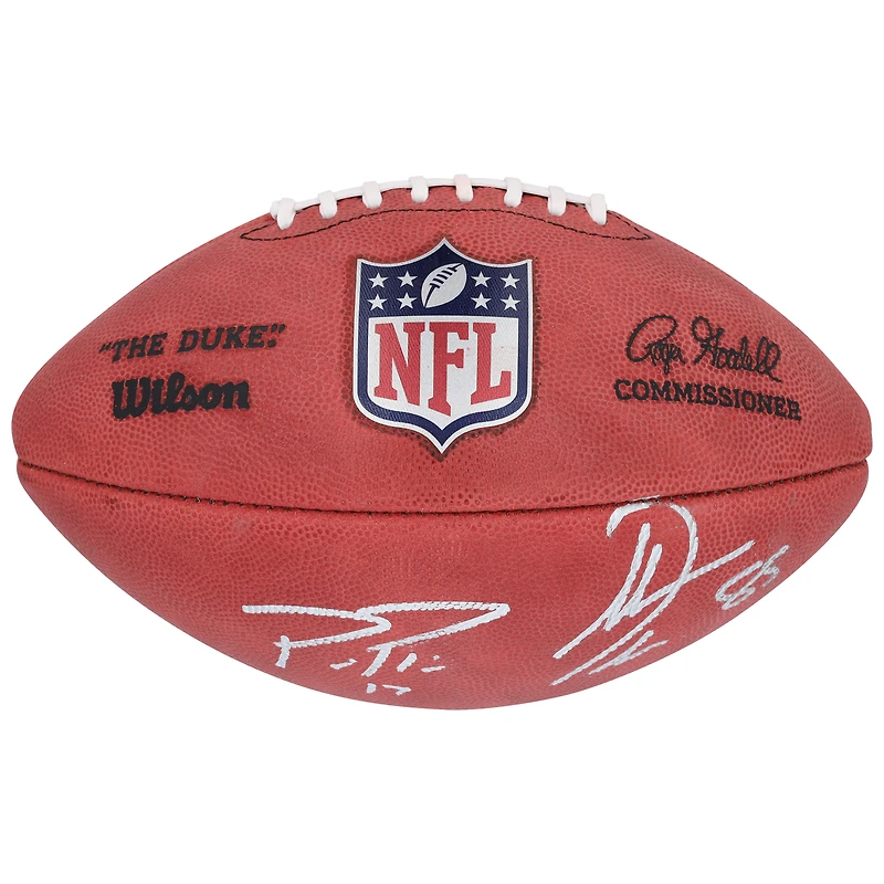 Philip Rivers & Antonio Gates San Diego Chargers Autographed Wilson Duke Full-Color Football
