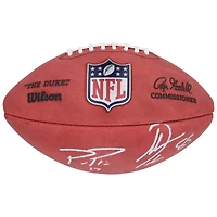 Philip Rivers & Antonio Gates San Diego Chargers Autographed Wilson Duke Full-Color Football
