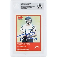Philip Rivers San Diego Chargers Autographed 2004 Fleer Tradition #337 Beckett Fanatics Witnessed Authenticated Rookie Card
