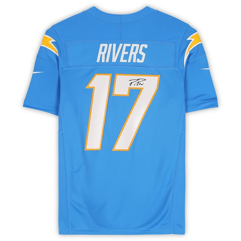 Philip Rivers San Diego Chargers Autographed Powder Blue Nike Vapor Fuse Limited Jersey