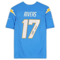 Philip Rivers San Diego Chargers Autographed Powder Blue Nike Vapor Fuse Limited Jersey with "Bolt Up" Inscription