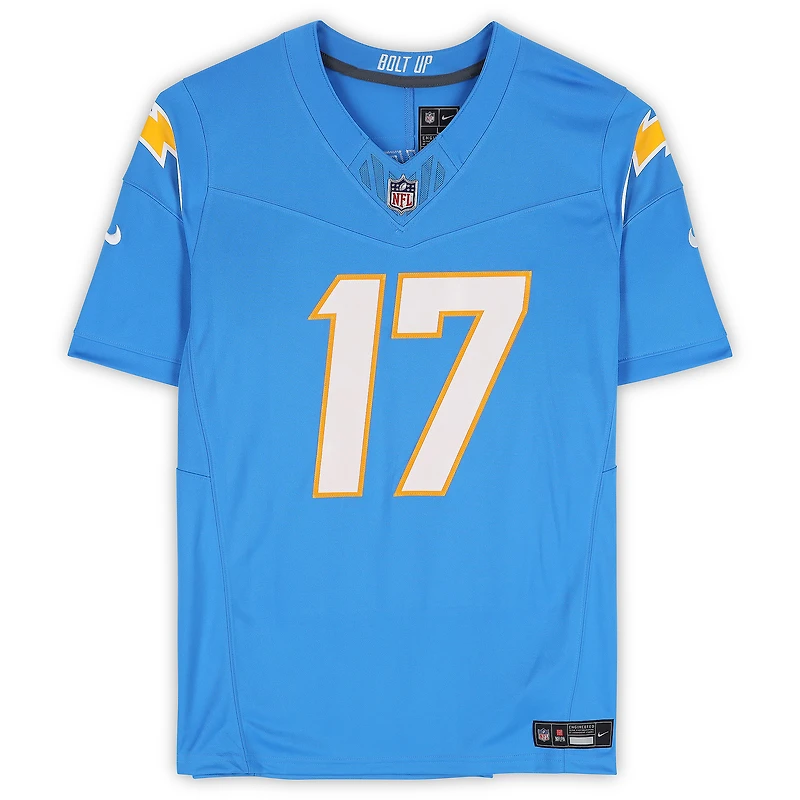 Philip Rivers San Diego Chargers Autographed Powder Blue Nike Vapor Fuse Limited Jersey with "Bolt Up" Inscription