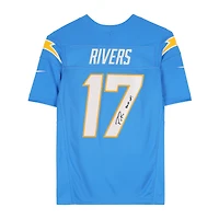 Philip Rivers San Diego Chargers Autographed Powder Blue Nike Vapor Fuse Limited Jersey with "Bolt Up" Inscription