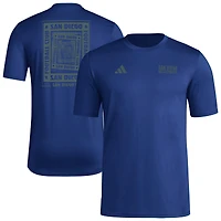 Men's adidas Navy San Diego FC Local Wrap T-Shirt