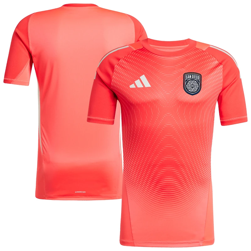 Maillot de gardien but adidas rouge San Diego FC 2025 pour homme
