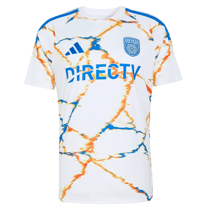 Maillot réplique adidas Luca Bombino blanc San Diego FC 2026 Unprecedented Unity pour homme
