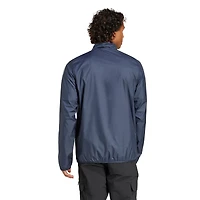 Men's adidas Navy/White San Diego FC 2025 Anthem Reversible Full-Zip Jacket