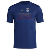 Men's adidas  Navy San Diego FC 2025 Jersey Hook AEROREADY T-Shirt