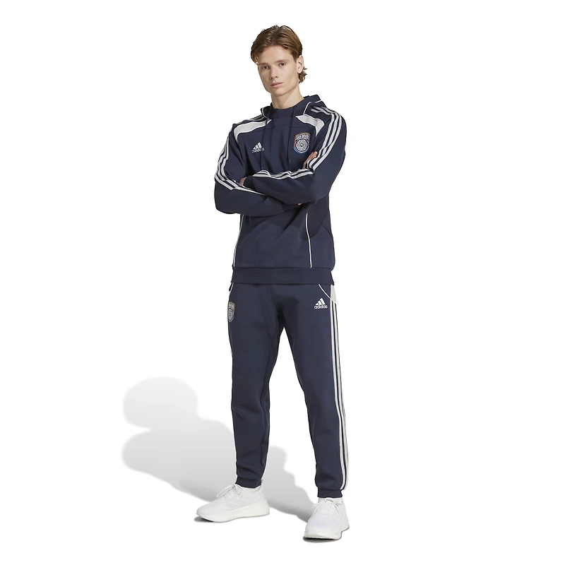 Men's adidas Navy San Diego FC 2025 Travel Pullover Hoodie