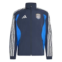 Veste raglan zippée adidas San Diego FC 2026 Anthem bleu marine pour homme